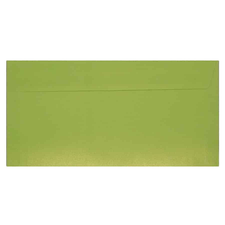Cheap paper envelopes DL Metallic Green 120gsm